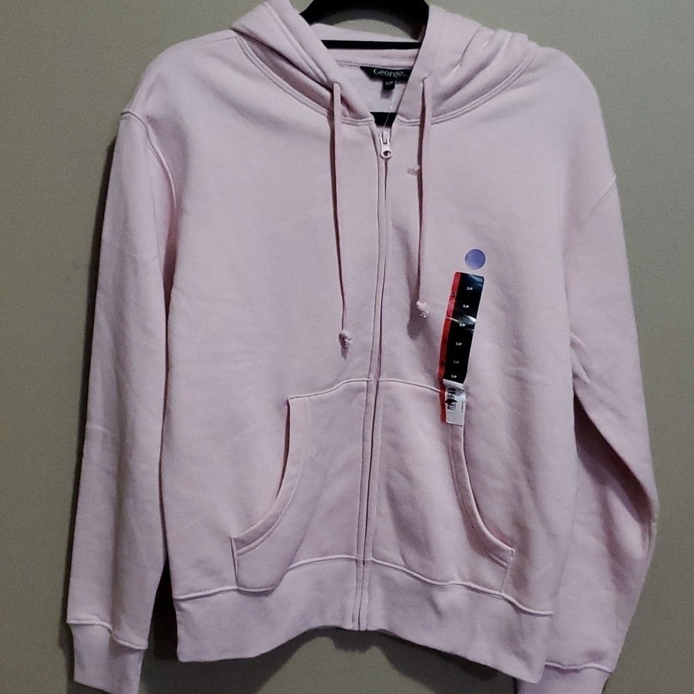 George zippered hoodie size small
